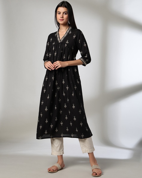 Women Printed A-Line Kurta