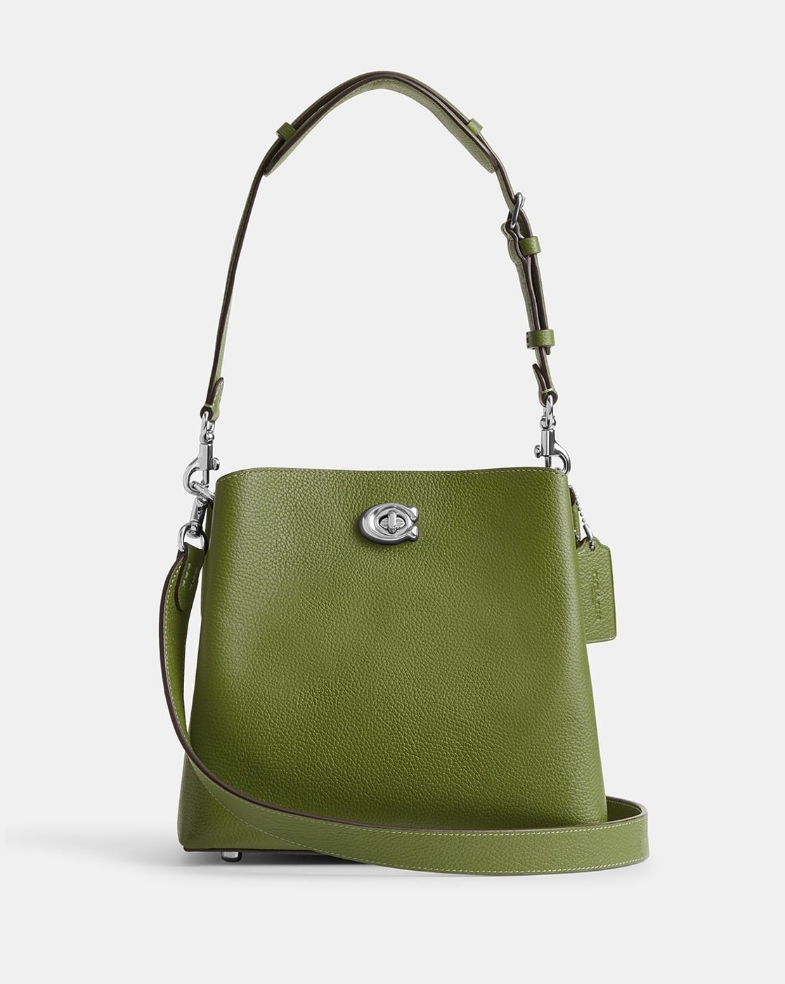 Buy Coach Willow Medium Bucket Bag | Olive Green Color Women