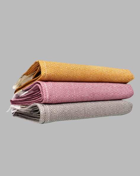 Buy Multicolored Towels Bath Robes for Home Kitchen by Ramraj Cotton Online Ajio