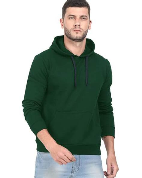 Buy Green Sweatshirt Hoodies for Men by GLITO Online