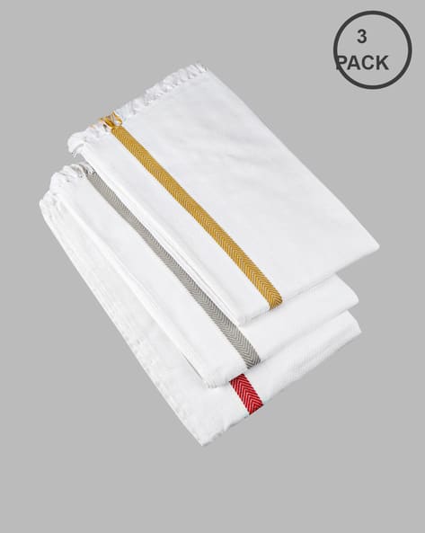 Buy White Towels Bath Robes for Home Kitchen by Ramraj Cotton