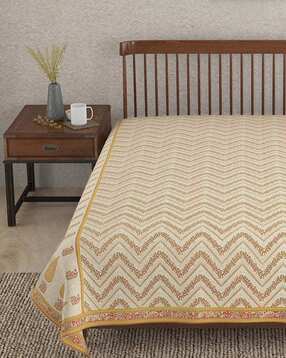 120 TC Chevron Print Double Bed Cover-image-22