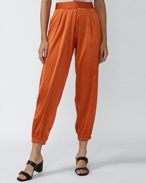 Buy orange Trousers \u0026 Pants for Women by Forever 21 Online | Ajio.com