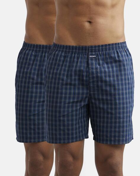 Buy Navy blue Shorts 3 4ths for Men by Jockey Online Ajio