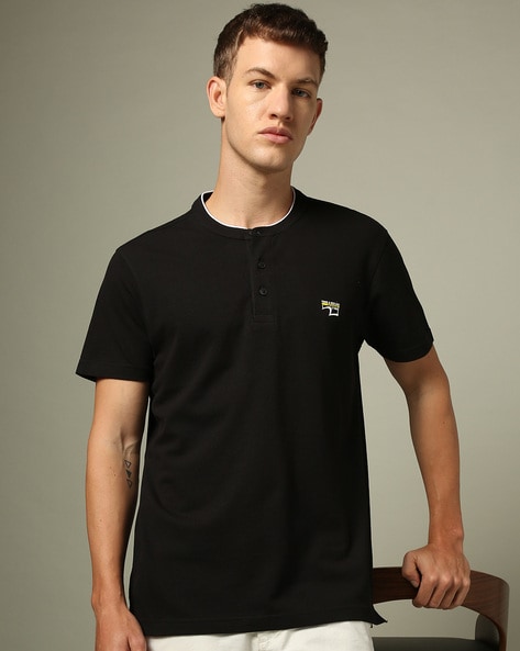 Spykar henley t shirt online