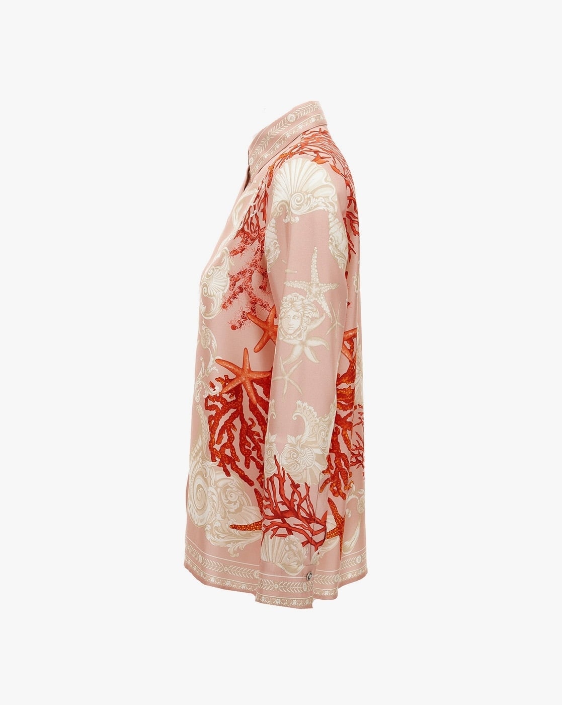 Buy VERSACE Barocco Sea Silk Shirt | Pink Color Women | AJIO