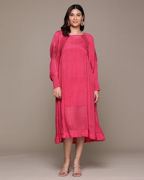 Buy Fuchsia Dresses for Women by RITU KUMAR Online - Main Image