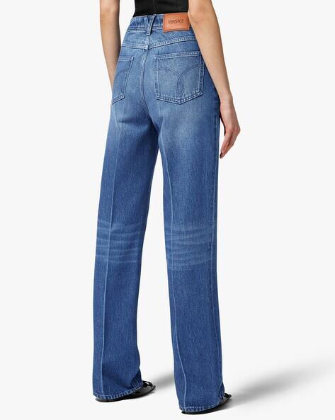 【関税込み】versace 'Medusa '95' boyfriend jeans Medusa '95 Metal Mesh Boyfriend Jeans | VERSACE