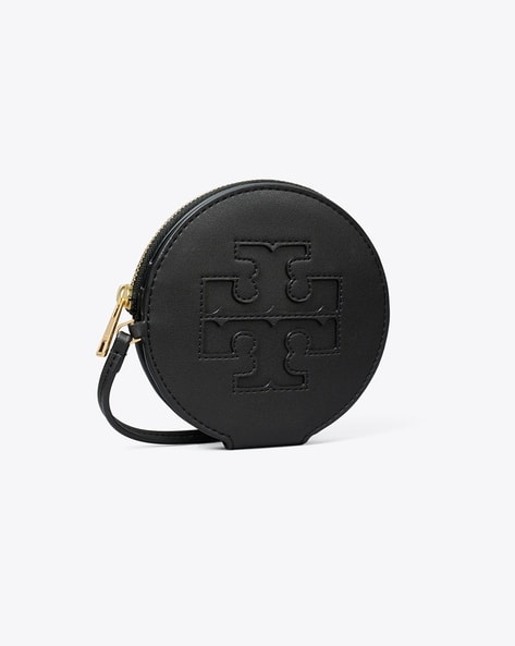 Odac Tory Burch Round Coin Purse Ella Bio Circle Zip Card Case