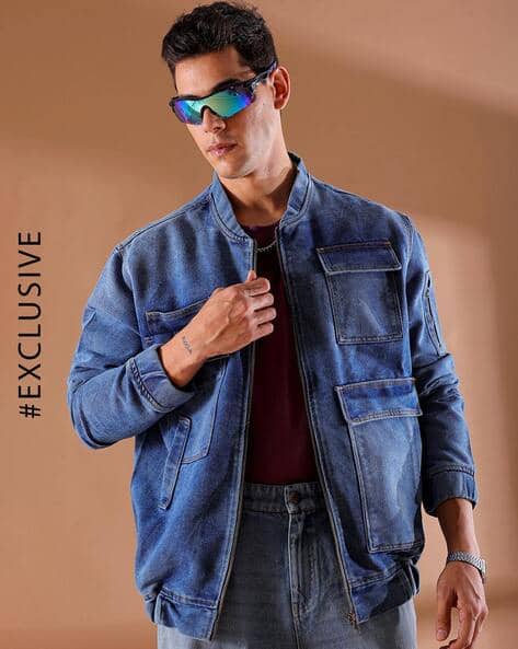 Men Relaxed Fit Denim Jacket