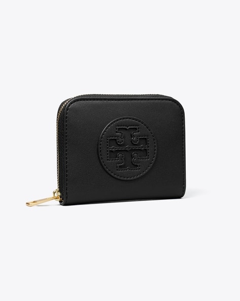 Buy Tory Burch Ella Bio Small Zip Wallet | Black Color Women 