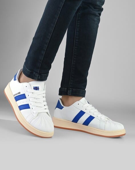 ARBUNORE Men Low-Top Lace-Up Shoes