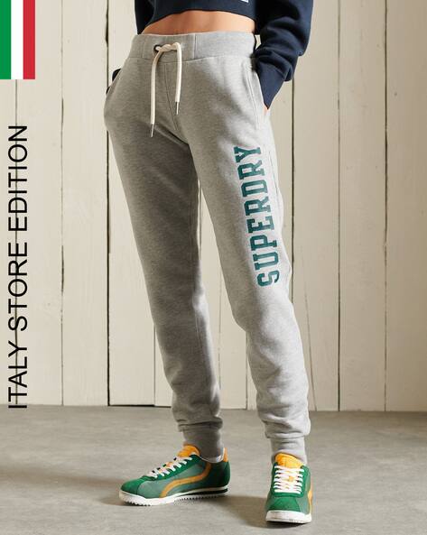 SUPERDRY T&F Heathered Joggers with Insert Pockets