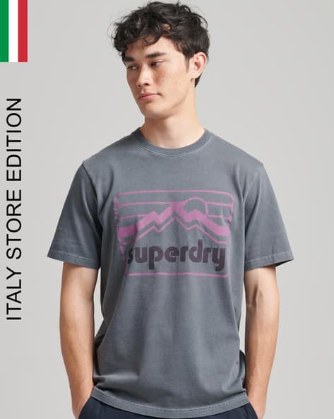 SUPERDRY Vintage 90s Terrain Loose Fit Crew-Neck T-Shirt