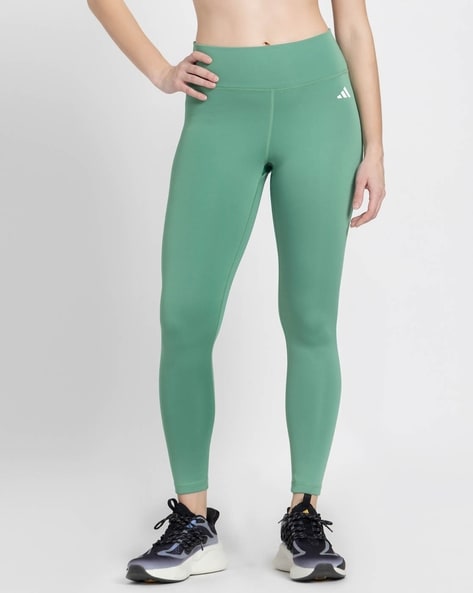 Adidas green tights best sale