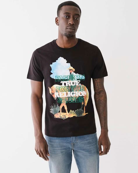 Buy Black Tshirts for Men by TRUE RELIGION Online