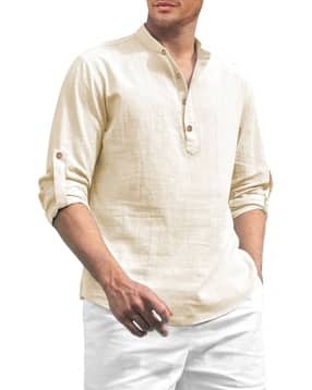 vida loca Men Slim Fit Short Kurta with Half-Sleeves-picture-45