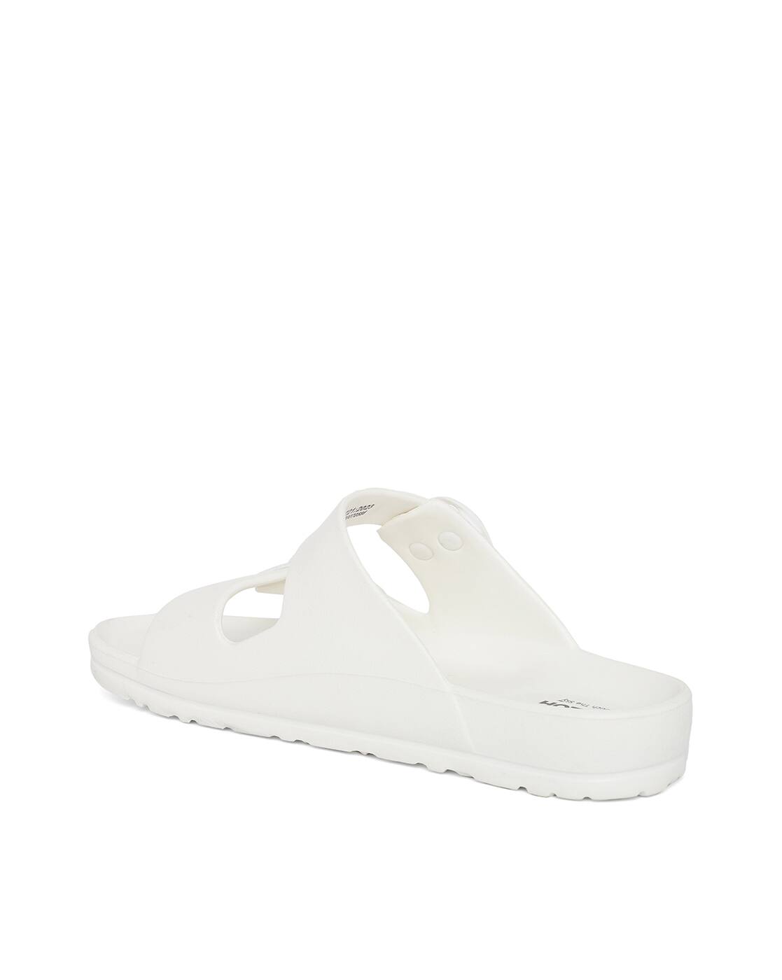 Buy OZZOH Men Open-Toe Double Strap Slides Online | Ajio.com