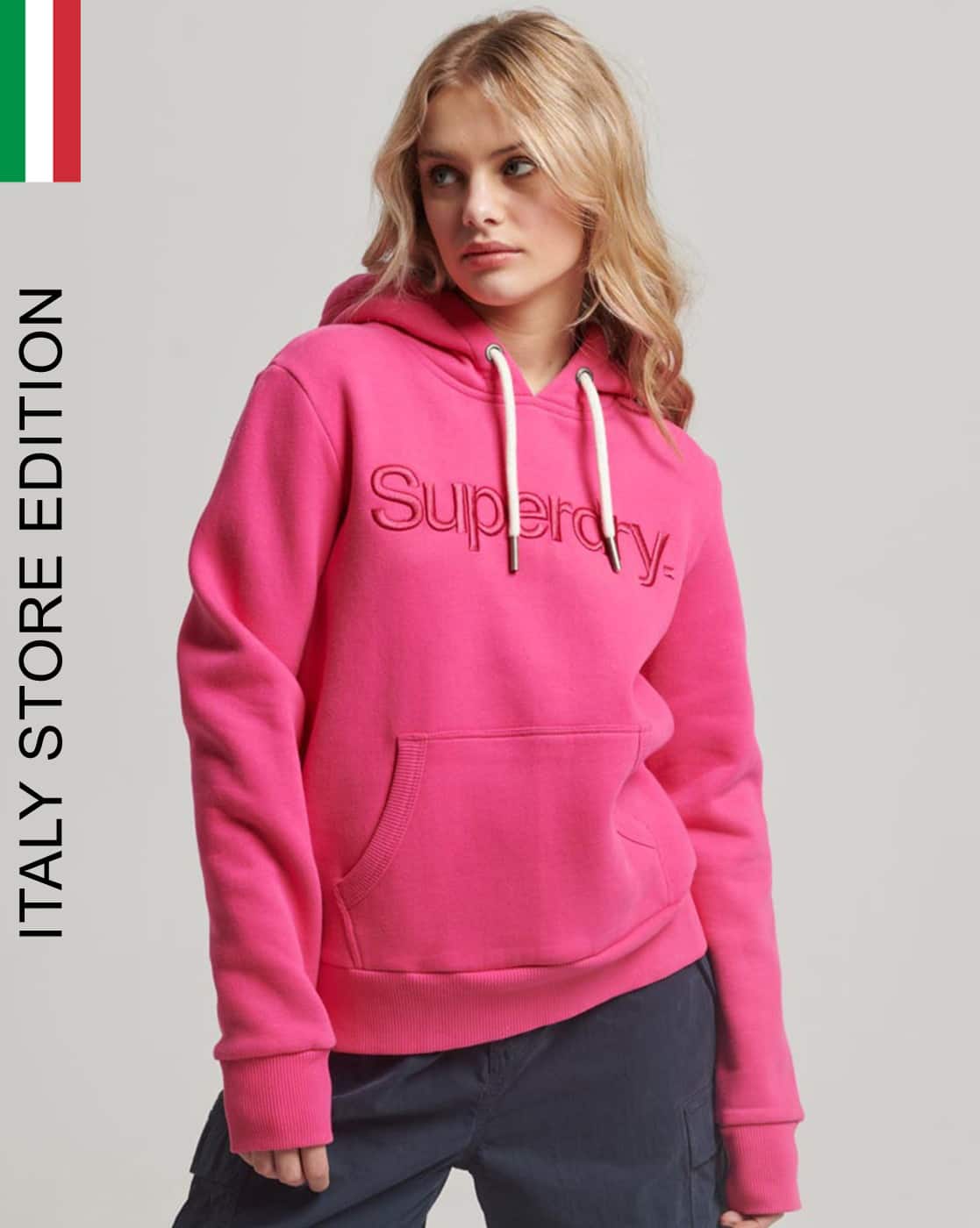 Buy Raspberry Pink Sweatshirt Hoodies for Women by SUPERDRY