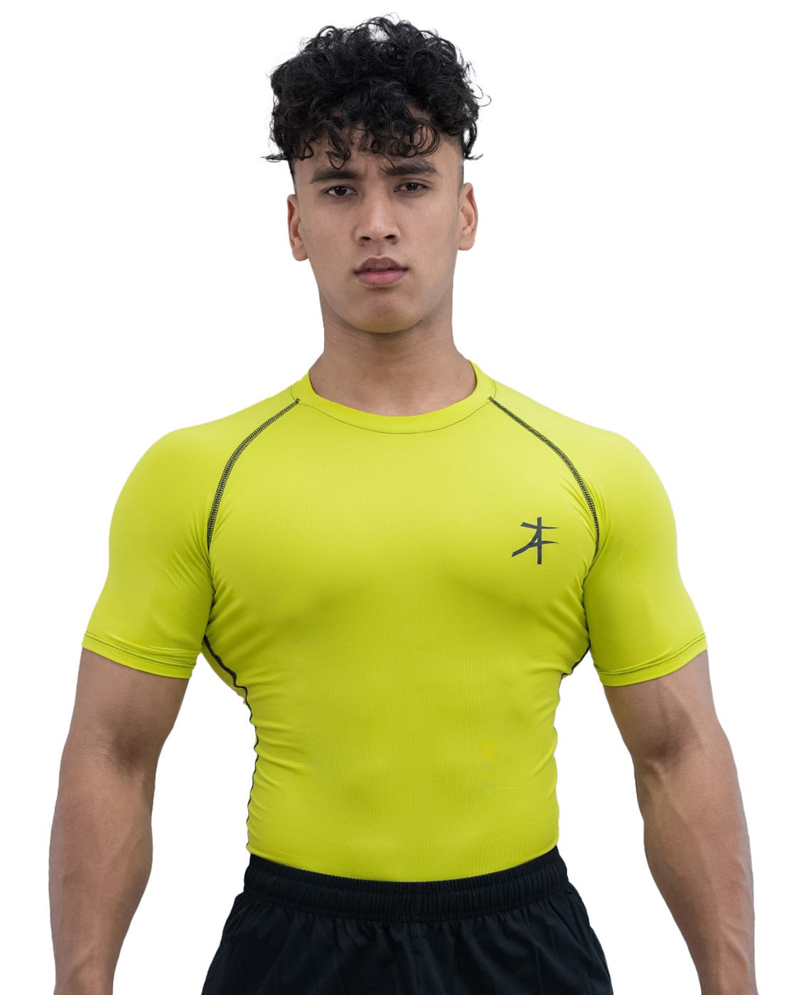 yellow compression top