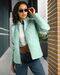 Women Diamond Quilted Relaxed Fit Puffer Jacket