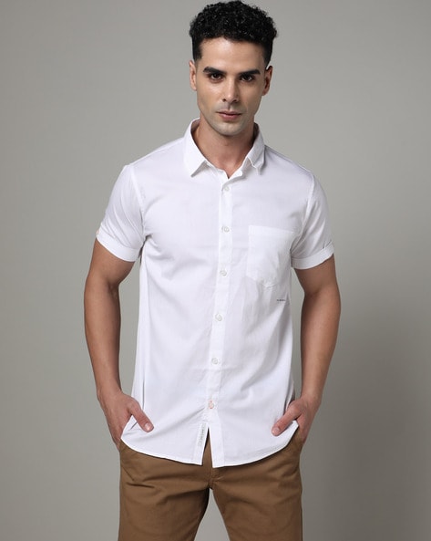 Spykar Men Regular Fit Shirt