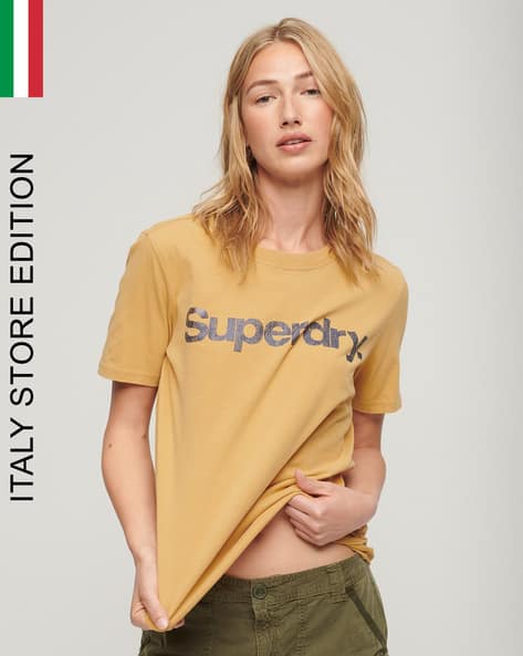 SUPERDRY Metallic Core Logo Print T-Shirt