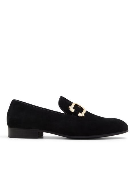 Round-Toe Slip-On Loafers