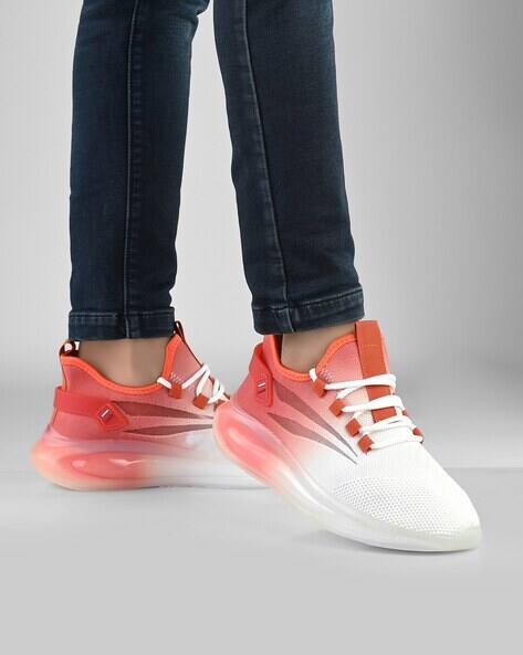 ARBUNORE Men Ombre Print Low-Top Lace-Up Shoes