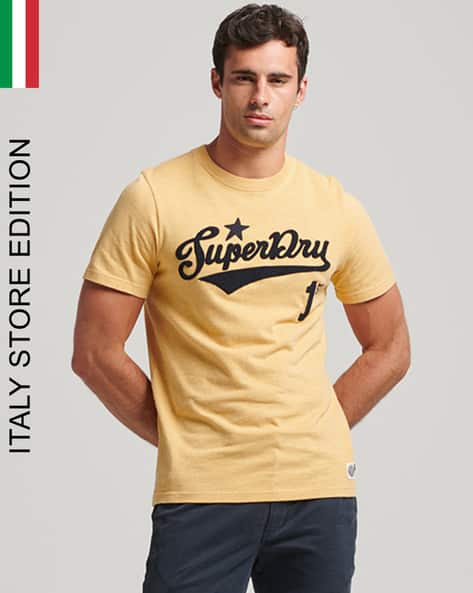 SUPERDRY Vintage Script Style Coll Relaxed Fit Crew-Neck T-Shirt