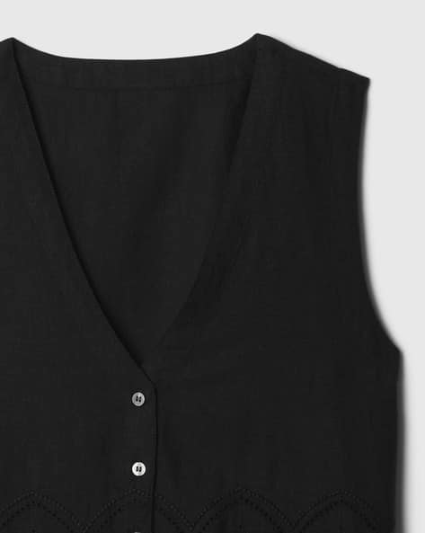 トップス 1960s FrenchVintage black vest 1960s FrenchVintage black vest 【公式通販】