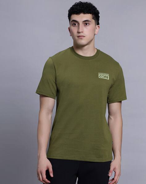 Buy Olive green Tshirts for Men by CONVERSE Online