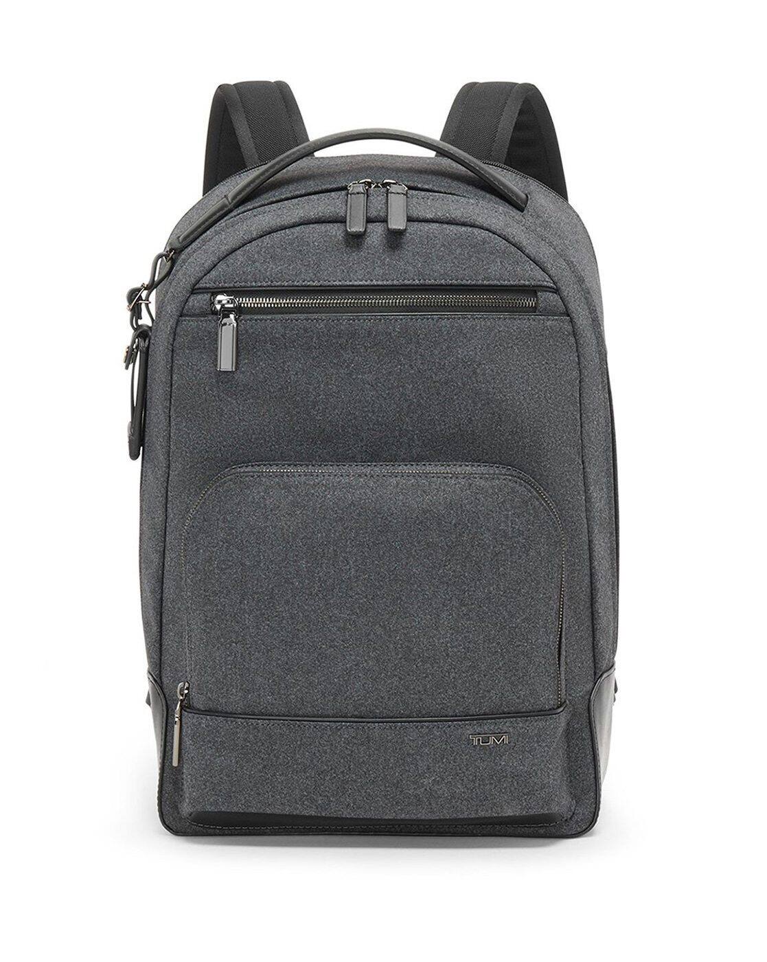 tumi backpack sinclair Harlow  Portmantos interior multifunction pockets Tumi backpack grey - Gem