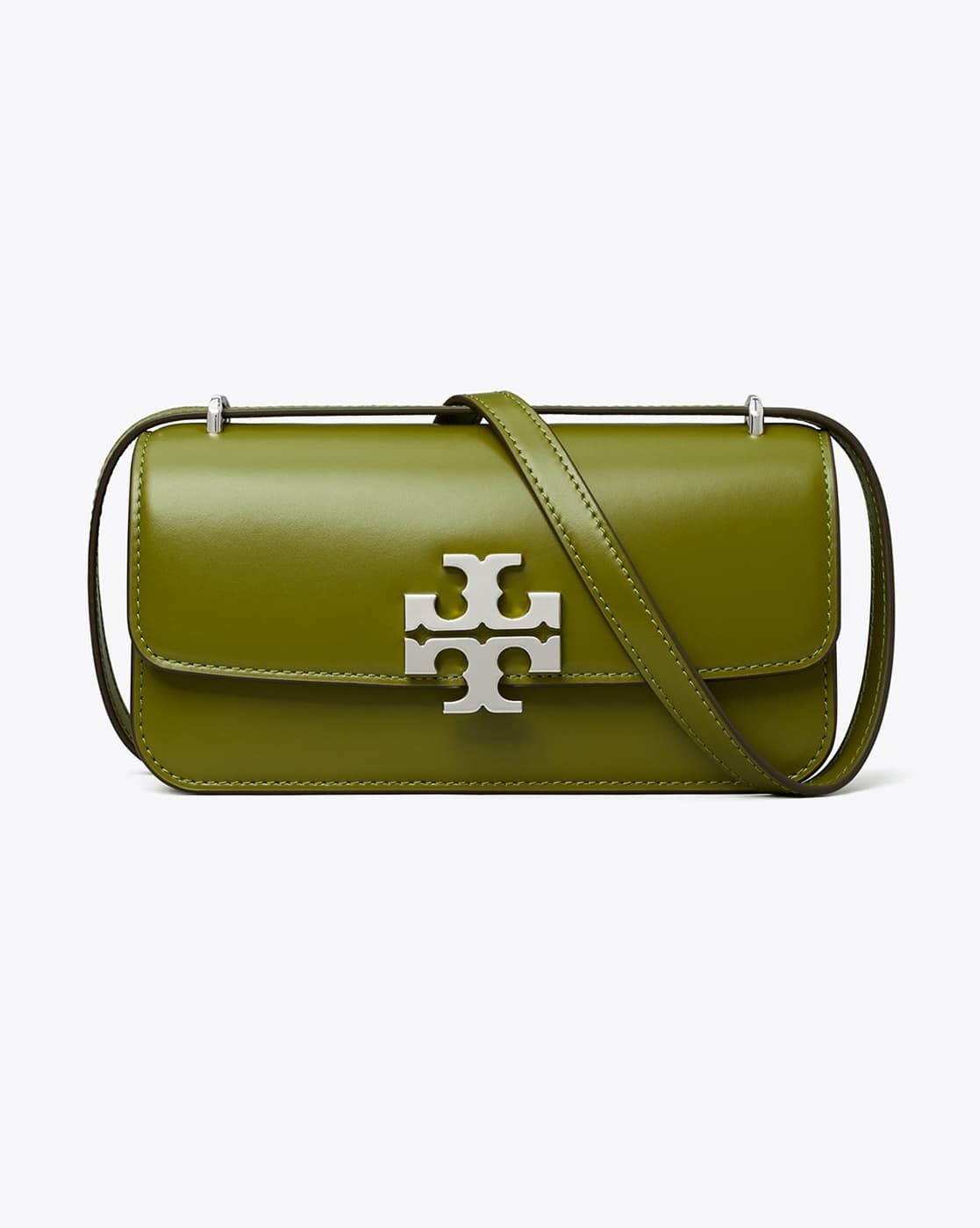 Buy Tory Burch Small Eleanor Rectangular Sling Bag | Matcha Green