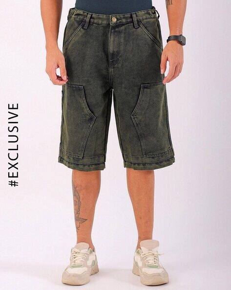 Ubuy Mens Cargo Shorts India Buy The Indian Garage Co Men Black