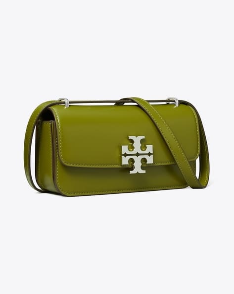 Buy Tory Burch Small Eleanor Rectangular Sling Bag | Matcha Green