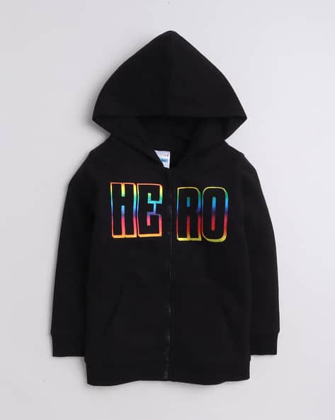Buy Black Sweatshirts Hoodie for Boys by BUMZEE Online