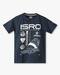 HS Tee with GAGANYAAN print, NAVY, 3-4Y