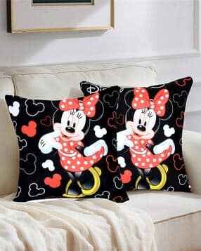 Mickey Mouse Print Cushion 16" x 16"-image-17