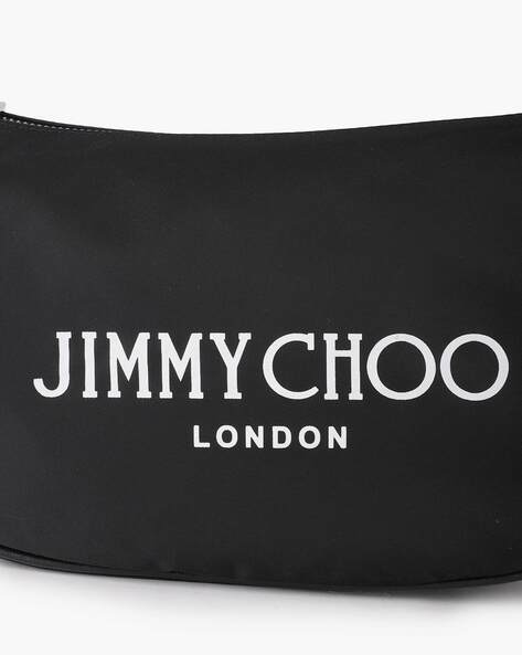 Buy Jimmy Choo Logo Leather Bag | Black Color Men | AJIO LUXE