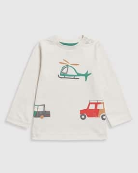 mothercare Boys Transport Print Relaxed Fit Crew-Neck T-Shirt-picture-51