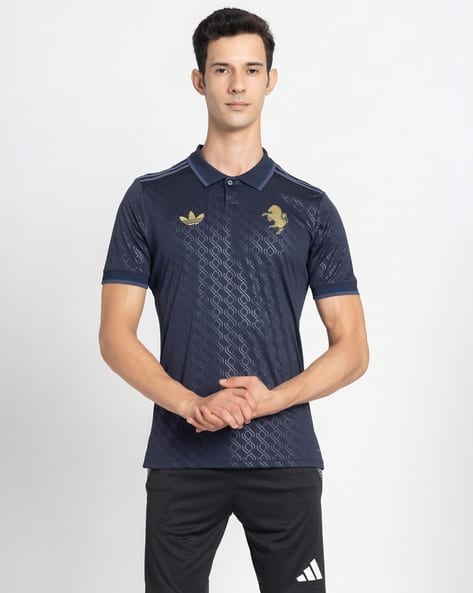 Men Juve JSY Football Slim Fit Polo T-Shirt