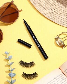RONZILLE 2 in 1 Gel Eyeliner Long-Wear I WaterProof & Smudge Proof 36hrs Long Lasting I Gel Kajal 6-gm (Black,Brown)-image-4