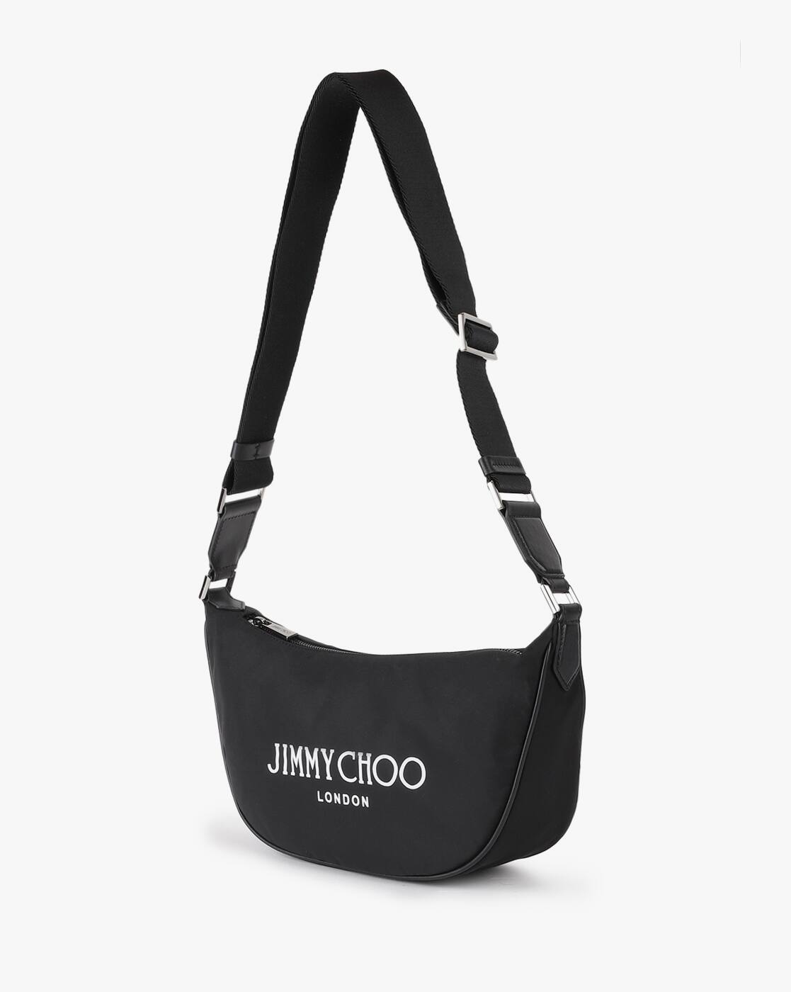 Buy Jimmy Choo Logo Leather Bag | Black Color Men | AJIO LUXE