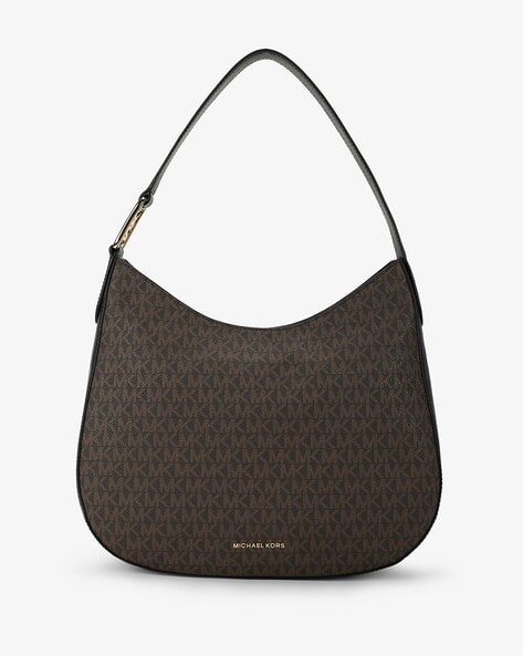 Kensington Large Signature Logo Hobo Shoulder Bag