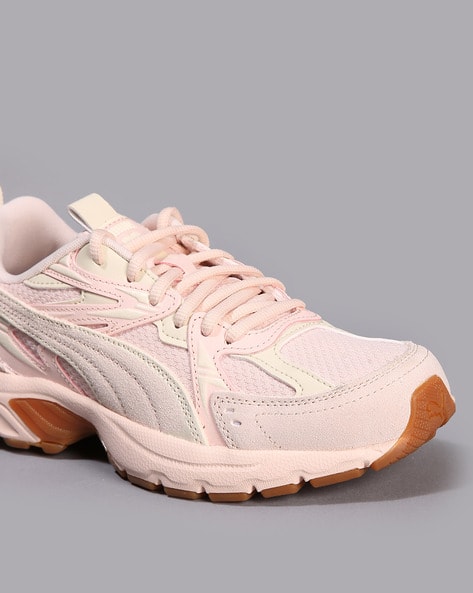 Milenio Tech Suede Coquette Lace-Up Sneakers