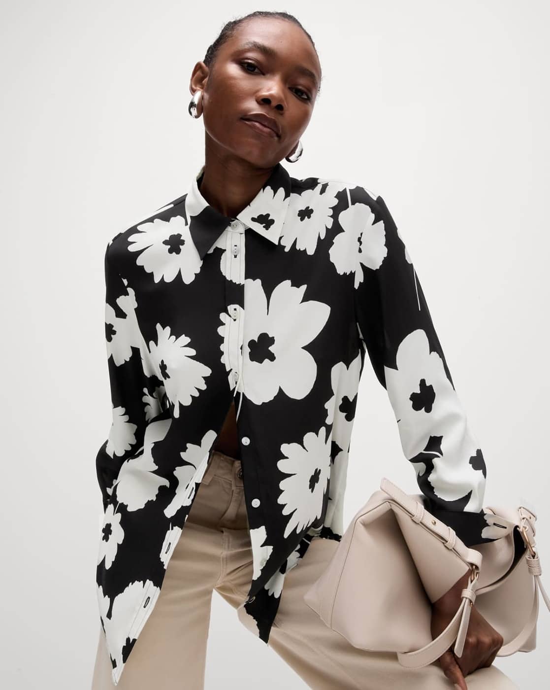 Buy Marks & Spencer Women Floral Print Relaxed Fit Top Online