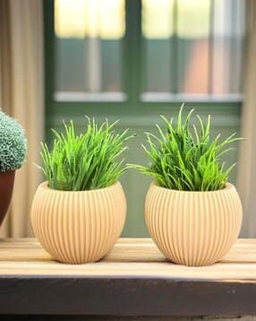 Set of 2 Ava Pots with Artificial Fern Plant-image-24
