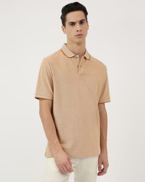 Marks & Spencer Pure Cotton Polo Neck T-Shirt