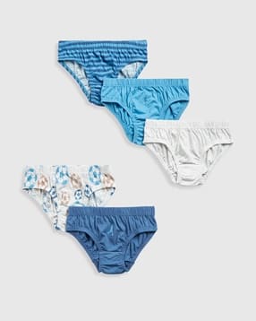 mothercare Boys Pack of 5 Football Print Cotton Briefs-picture-38